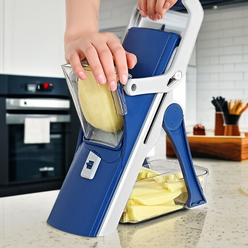 Multifunctional vegetable cutter for kitchen, manual potato grater