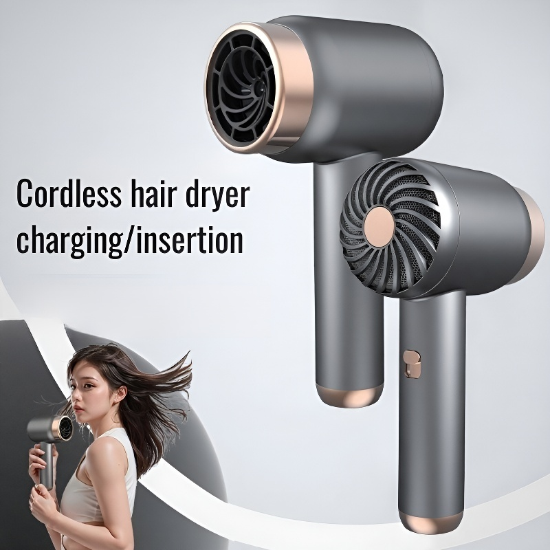 Household High-Speed Negative Ion Cordless Portable Hair Dryer