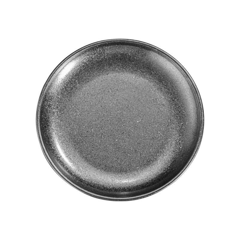 Runde Edelstahlschale