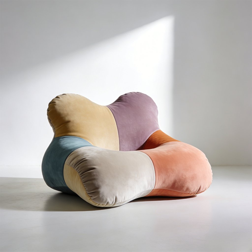 多機能リラックスソファチェアの全体画像