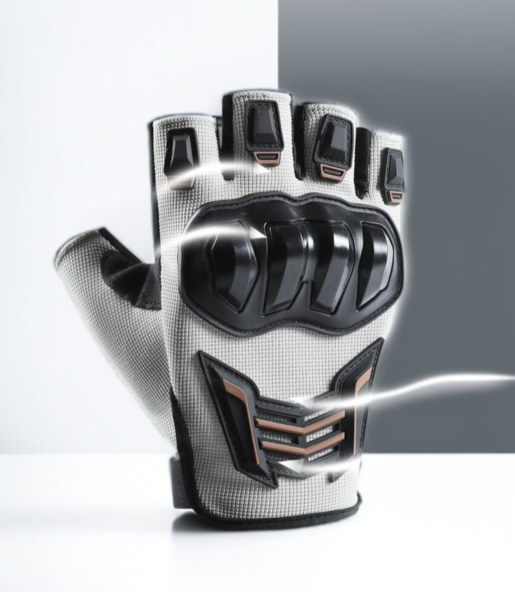 High grip men's half finger gloves for riding
