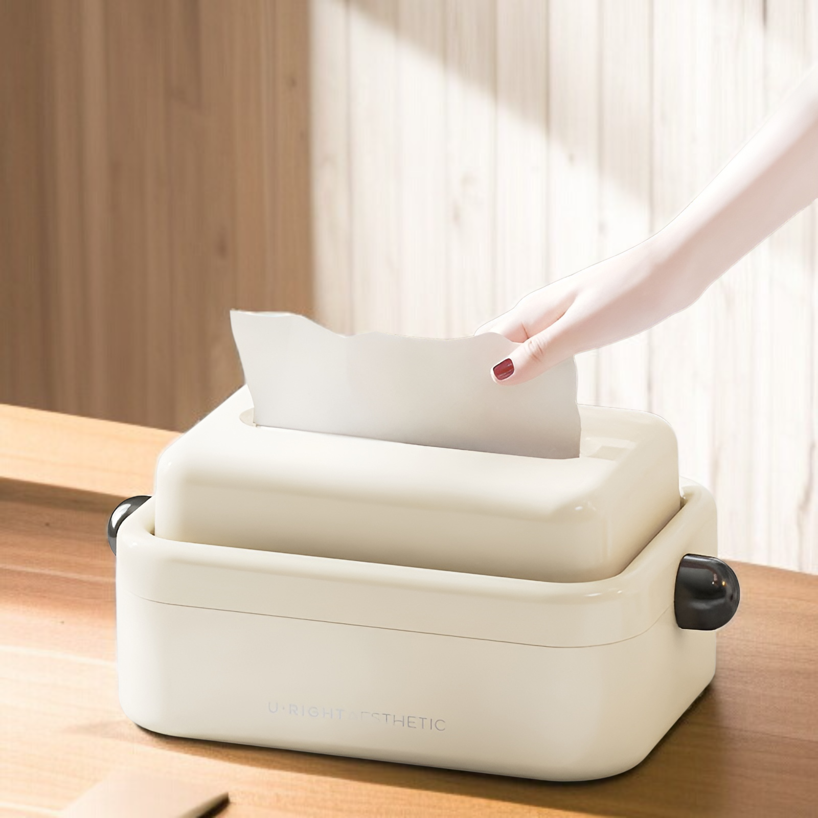 新しいクリエイティブな持ち上げ可能なティッシュボックス寝室リビングルーム高価値紙箱家庭用シンプルで芸術的な収納ボックス