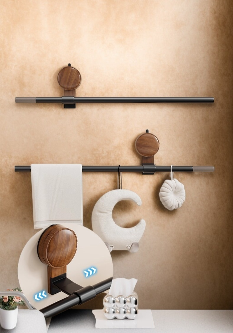 多功能浴室毛巾掛架