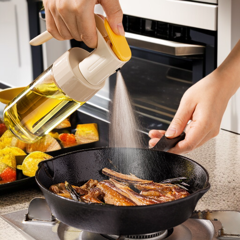 家用廚房橄欖油玻璃噴霧瓶空氣炸鍋專用油噴瓶