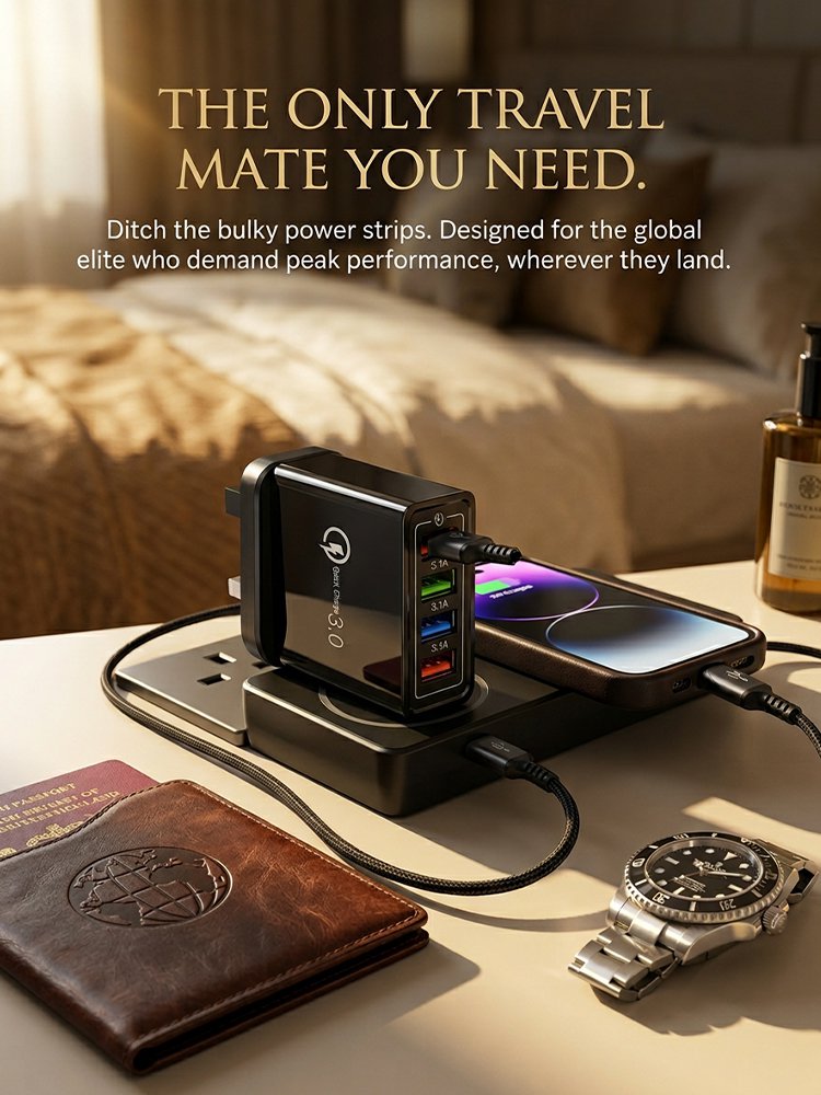 Triple Your Phone Lifespan. Smart 4-Port Charger. Pro Power Tech. 50% Off Today.
