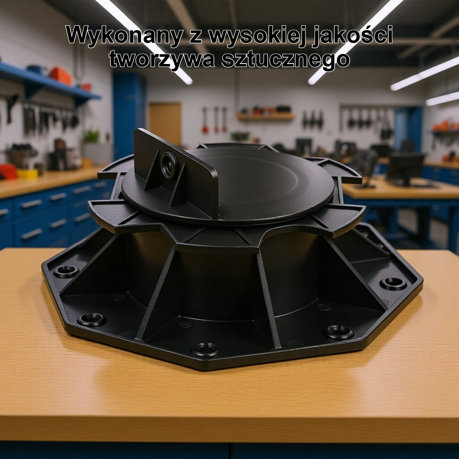 Regulowany na wysokość plastikowy wspornik kilu