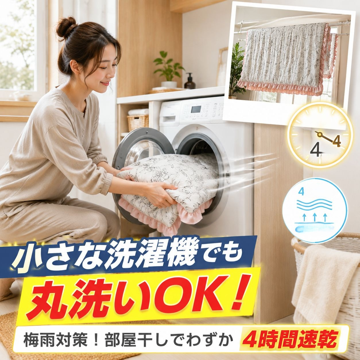ダブル夏用エアコン掛け布団 レースフラワーデザイン 洗濯機対応クーリングブランケット