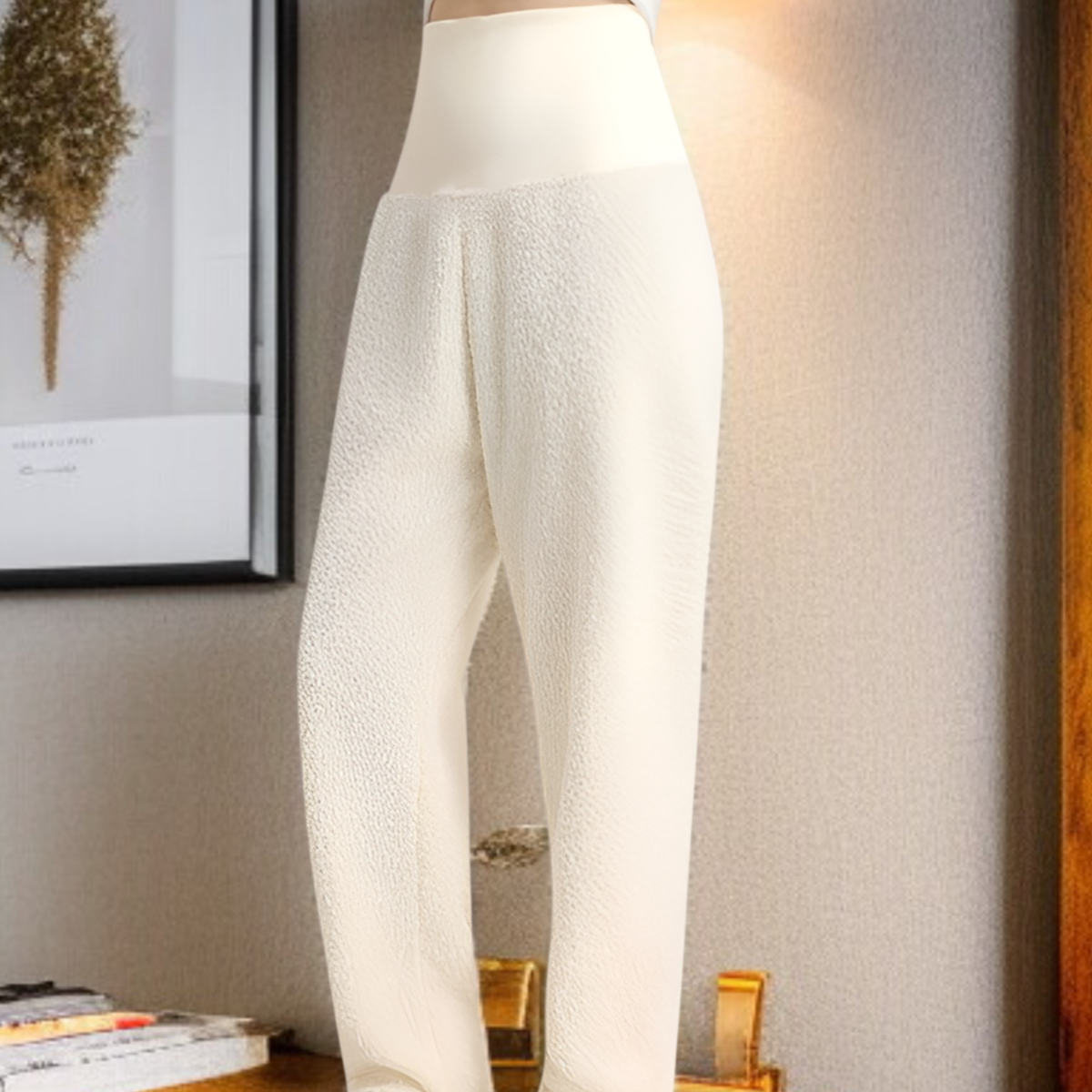 女士加厚加絨睡褲