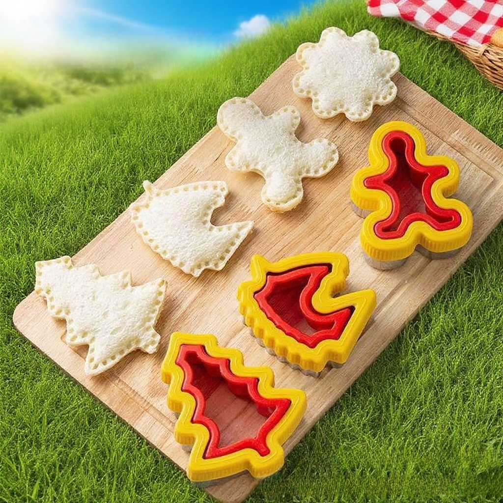 Sandwichschneider mit Cartoon-Motiv, Edelstahl