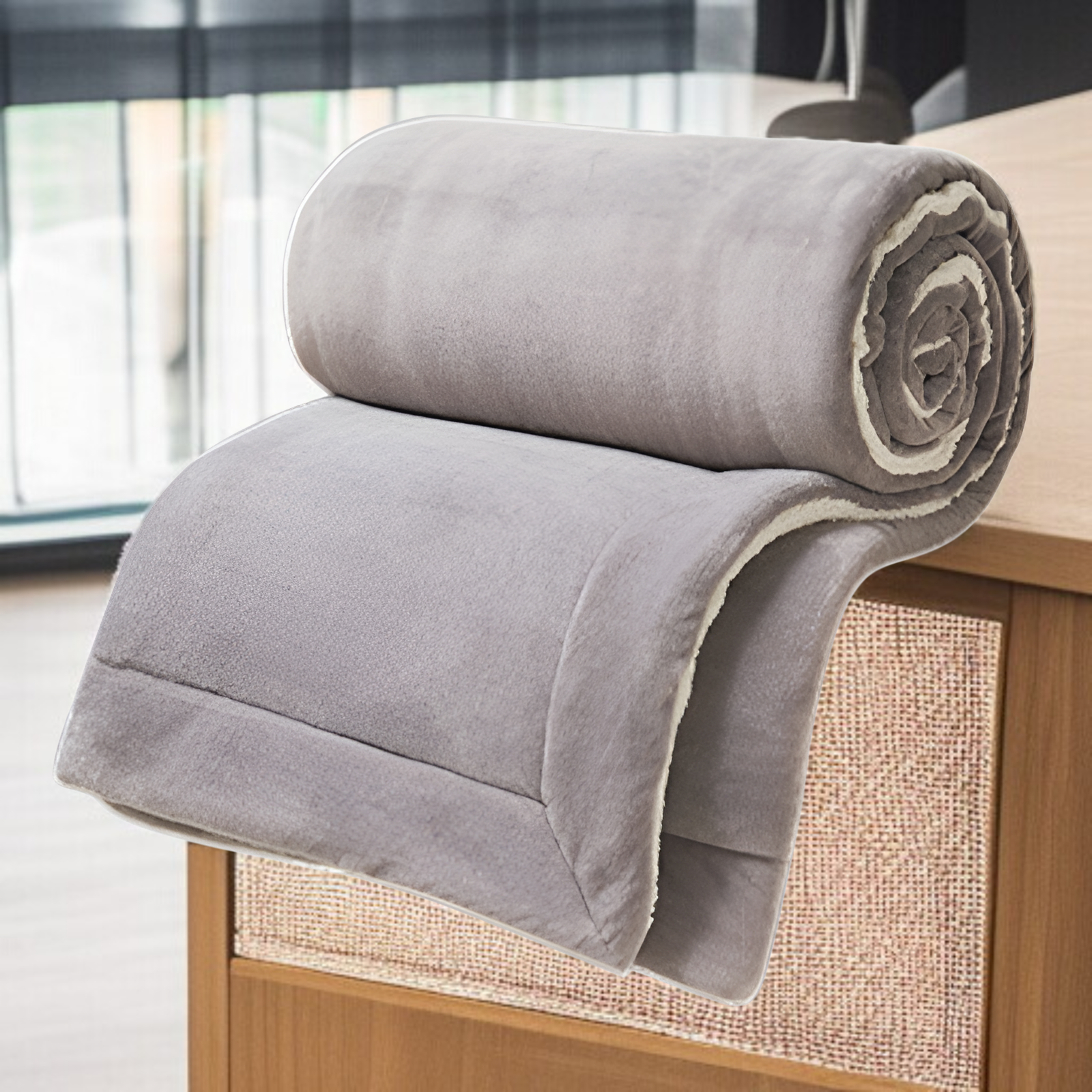 ミルクフリースブランケット、冬用厚手コーラルフリースブランケット、ラムスキンブランケット、お昼寝用シングルレッグブランケット