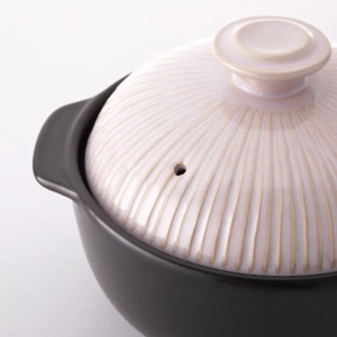 Double-eared ceramic pot