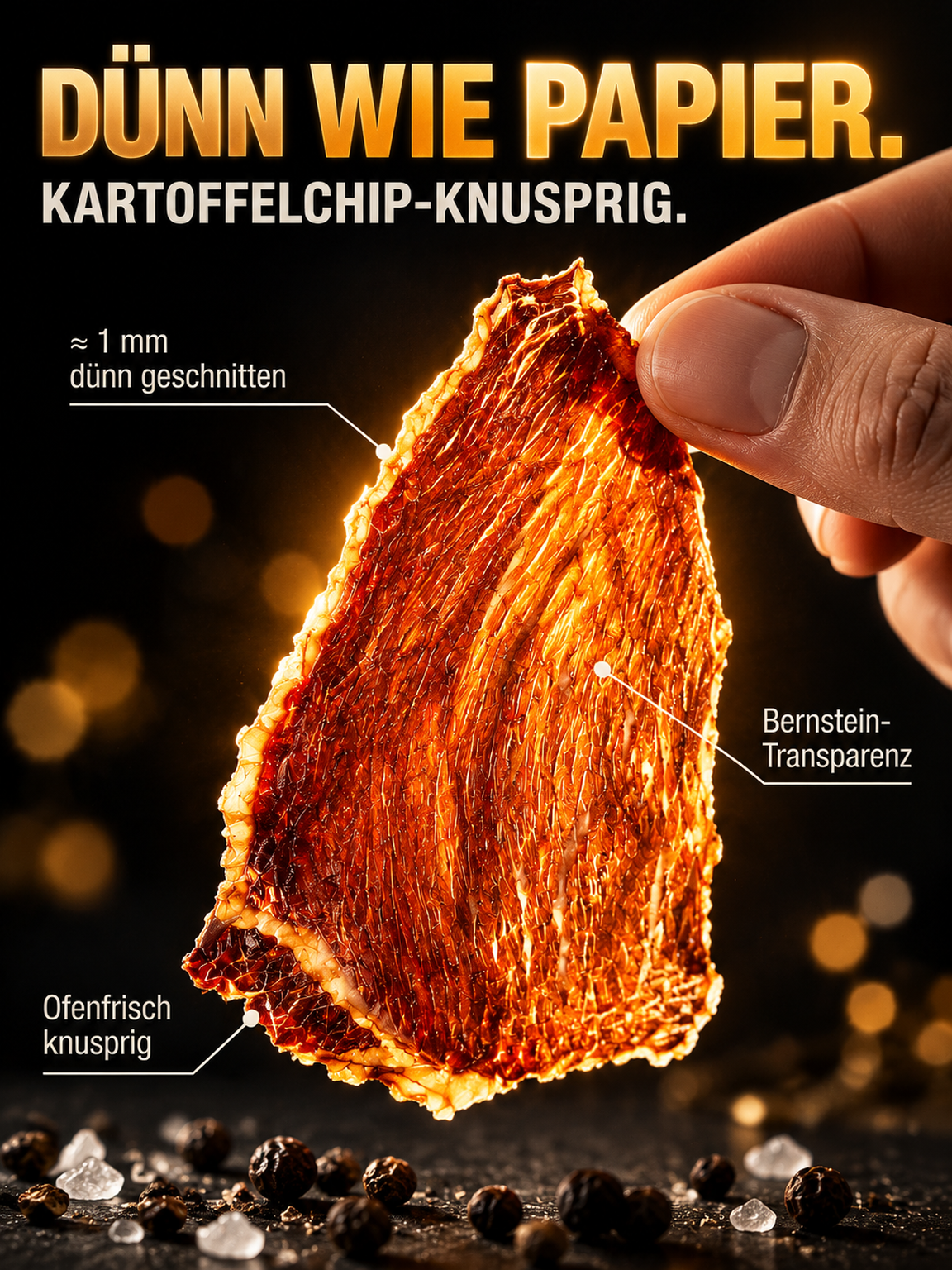 100 % grasgefüttertes Angus – nur ein Pfund pro Rind. Herzhaft und nährstoffreich.