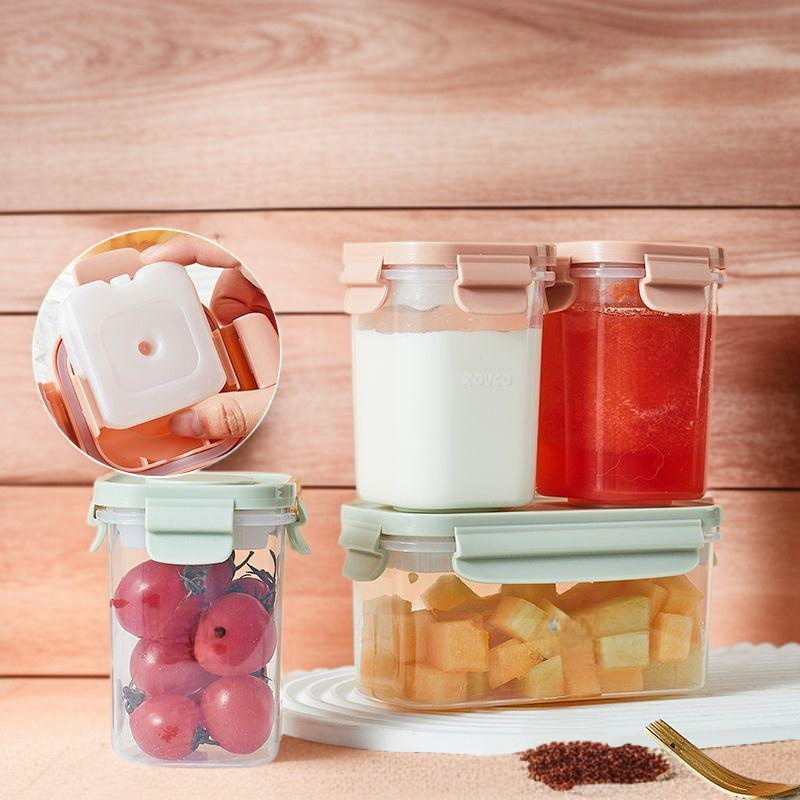 Baby Food Rice Powder Sealed Freezer Storage Container