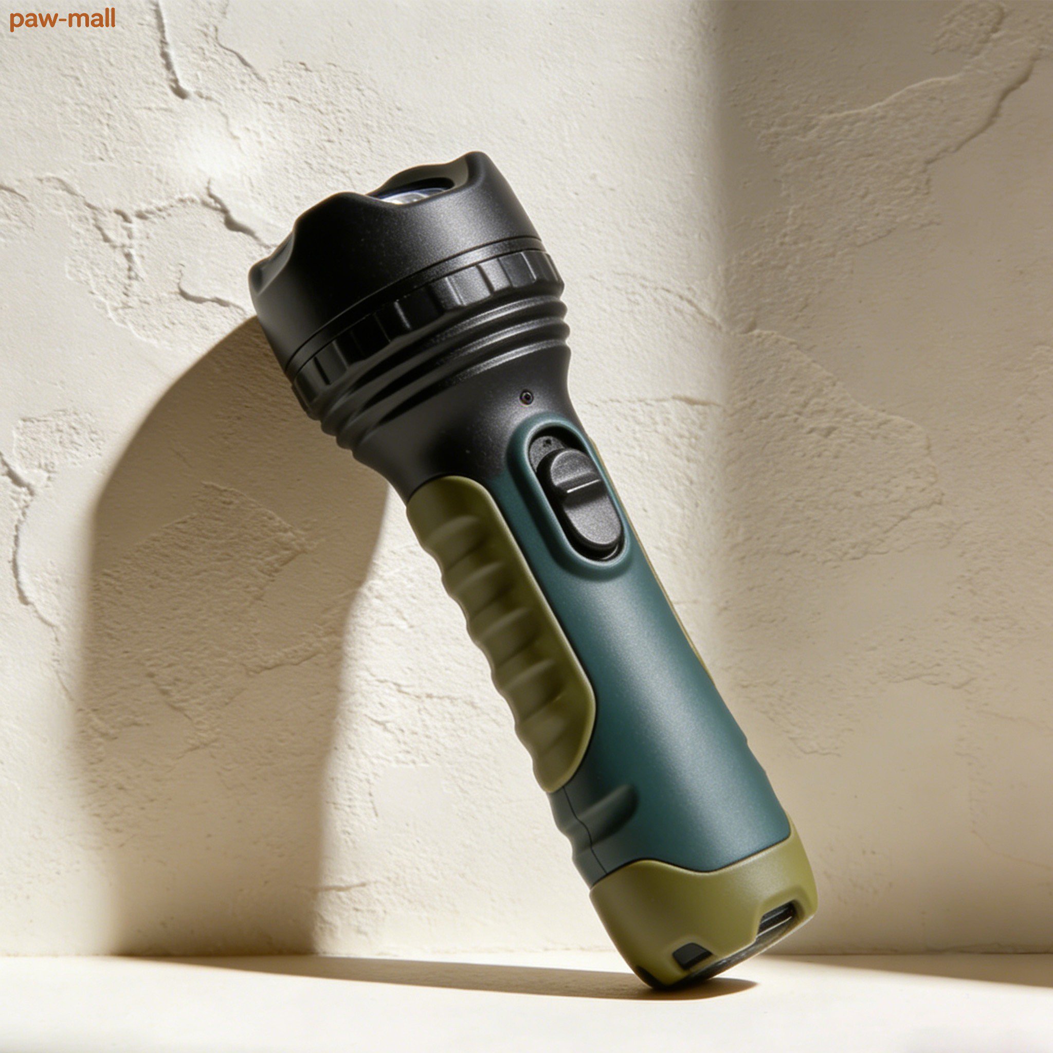 High-power portable rechargeable flashlight