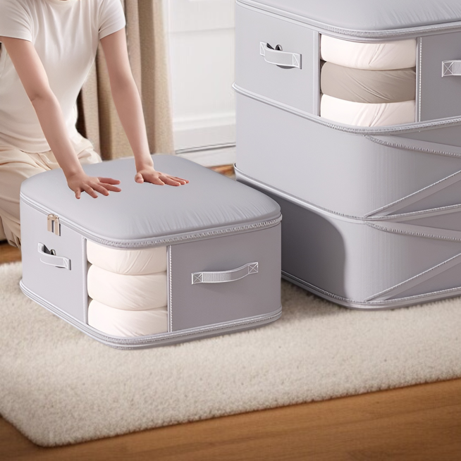 ダウンジャケット、キルト、シルクキルト用のキルト収納バッグ、冬物季節衣類や寝具収納バッグ用の特別な圧縮バッグ