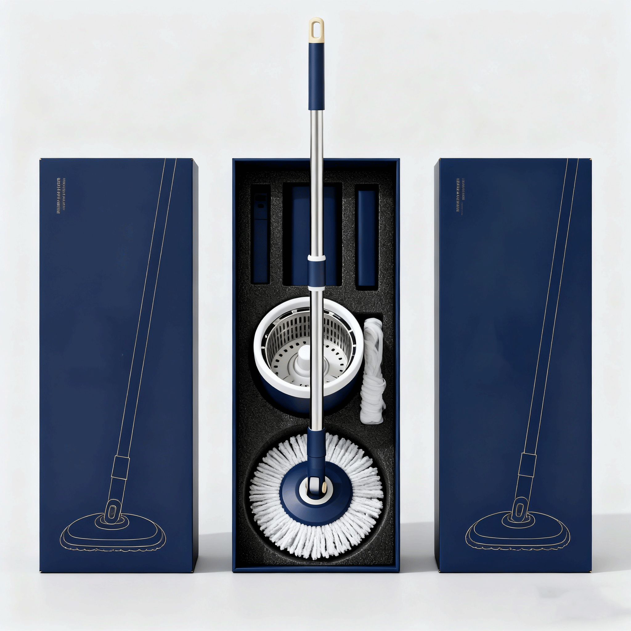 Otočný úklidový mop set