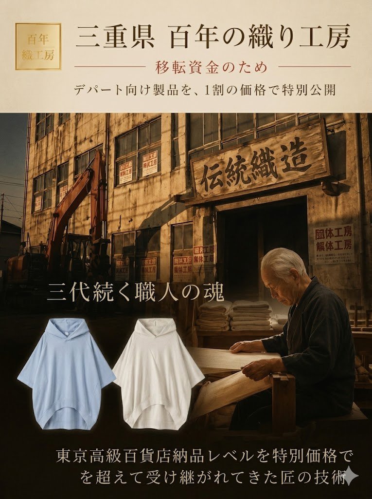 夏仕様フード付き半袖シャツ