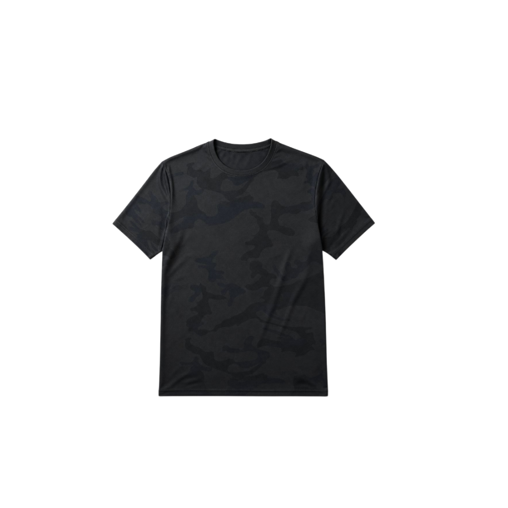 メンズ迷彩スポーツカジュアル半袖Tシャツ