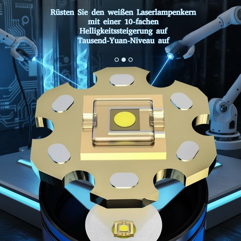 Weiße Laserlegierung Taschenlampe