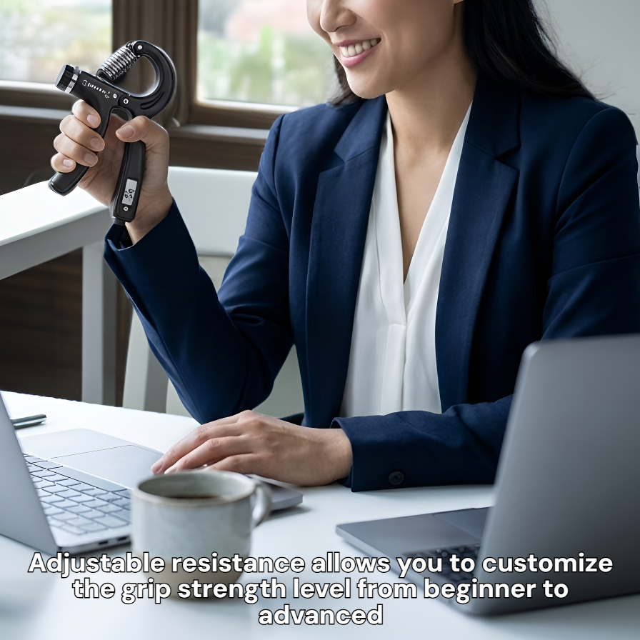 Smart Adjustable Grip Strengthener with Electronic Counter Professional Sports Equipment