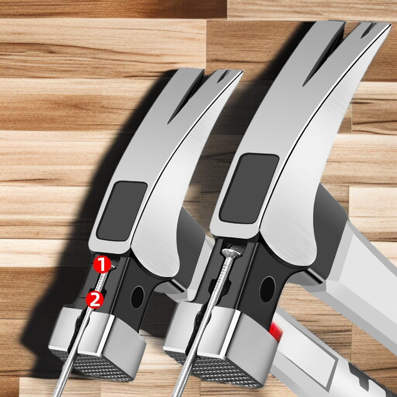 ステンレス製クローハンマーの持ち手部分