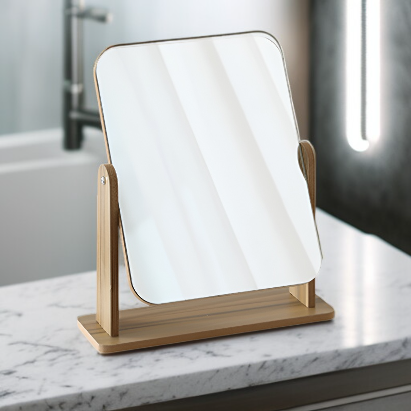 원목 화장 거울