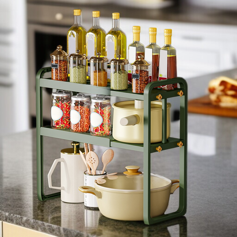 Retractable Kitchen Storage Rack for Spices