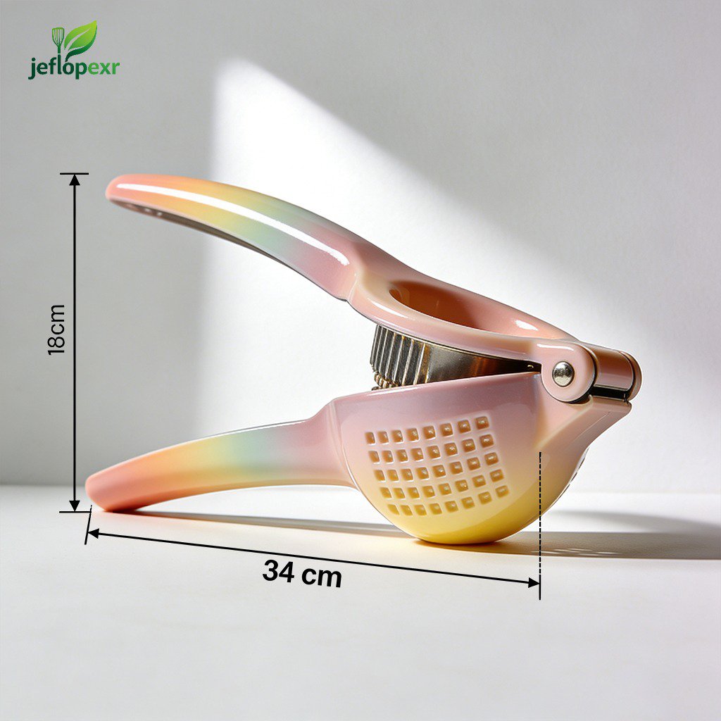 Prensa de ajo ergonómica y fácil de limpiar