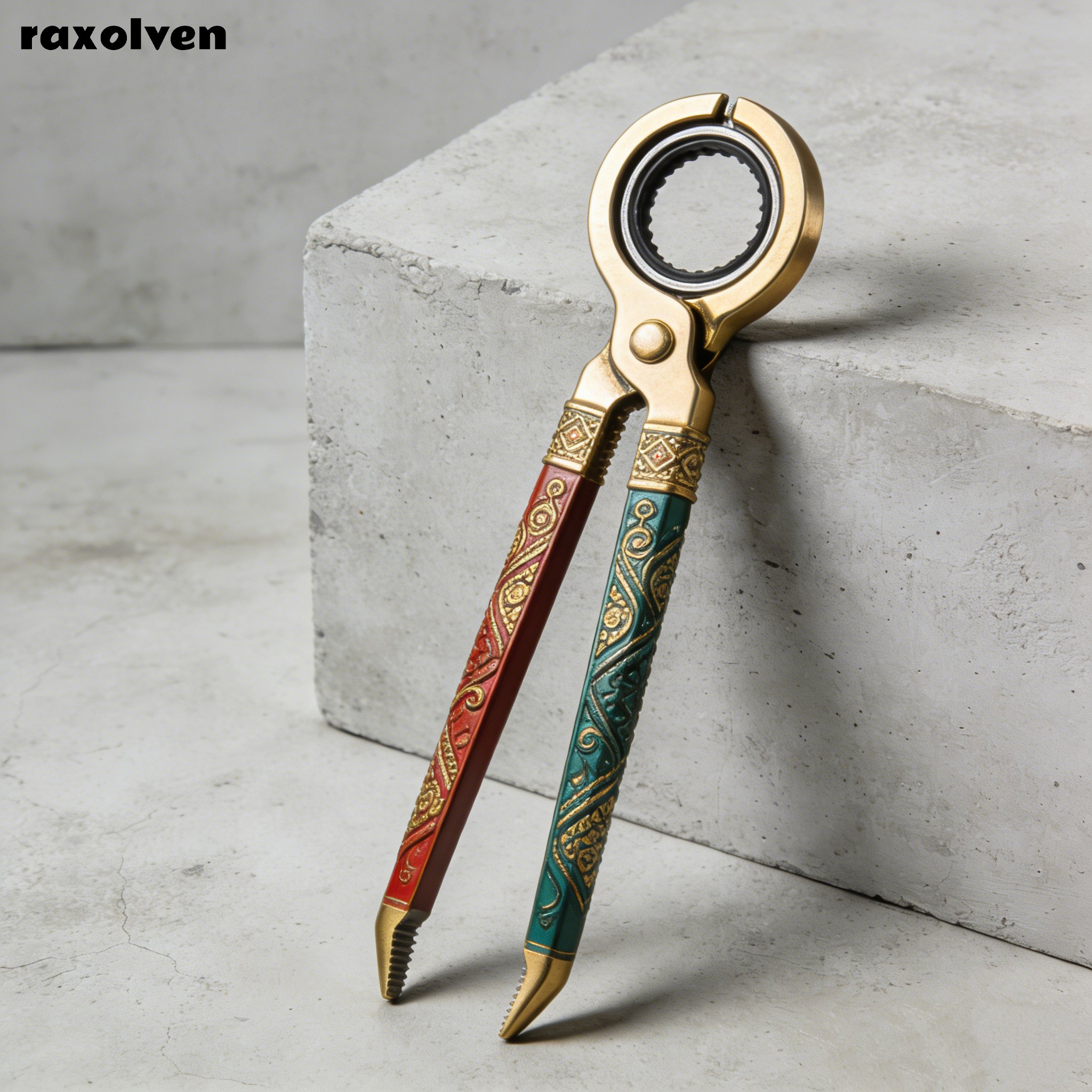 คีมสำหรับใส่และถอดแหวนลูกสูบแบบฟันกันลื่น