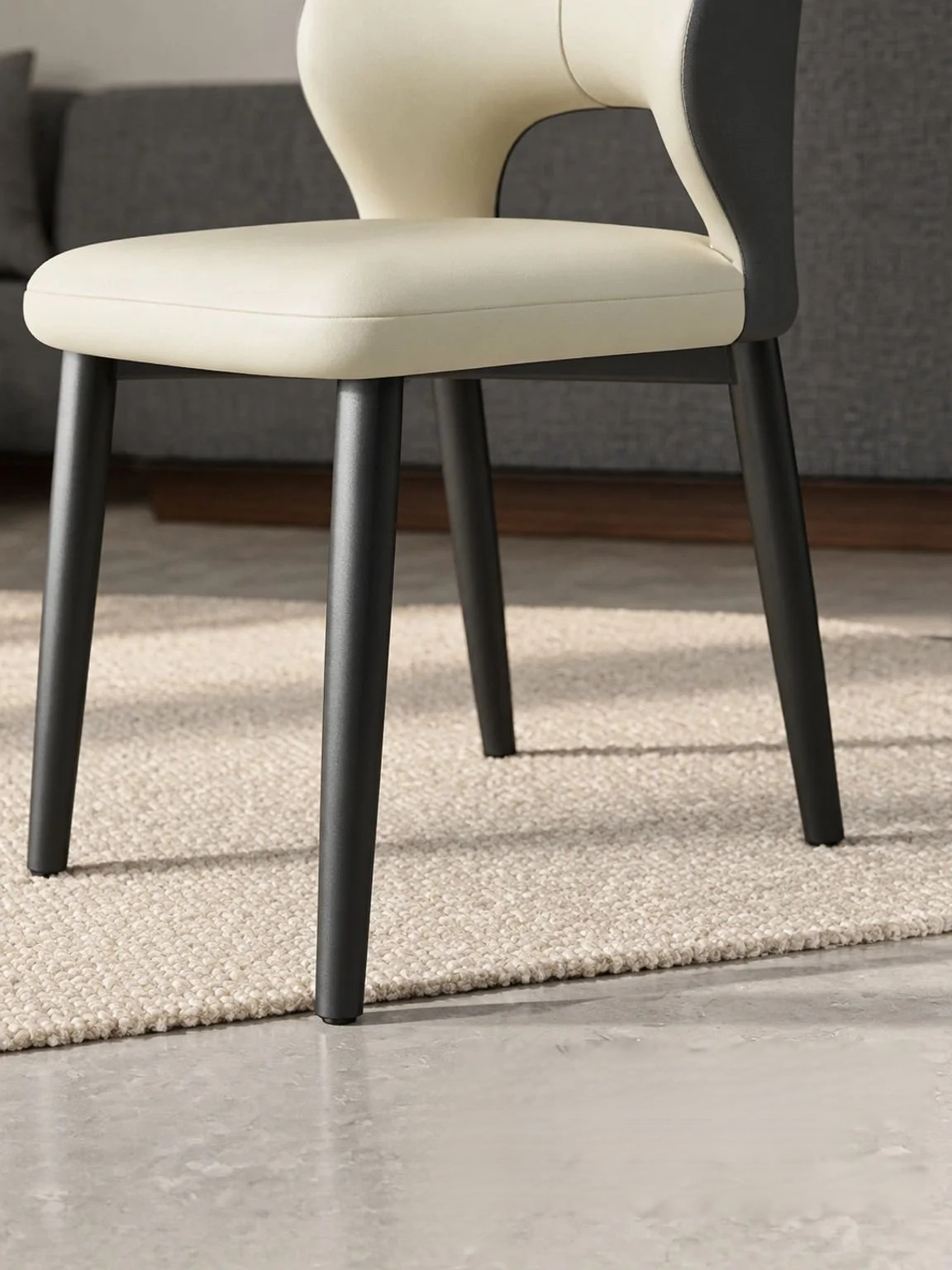 Contemporary dining chair for modern home and restaurant interiors