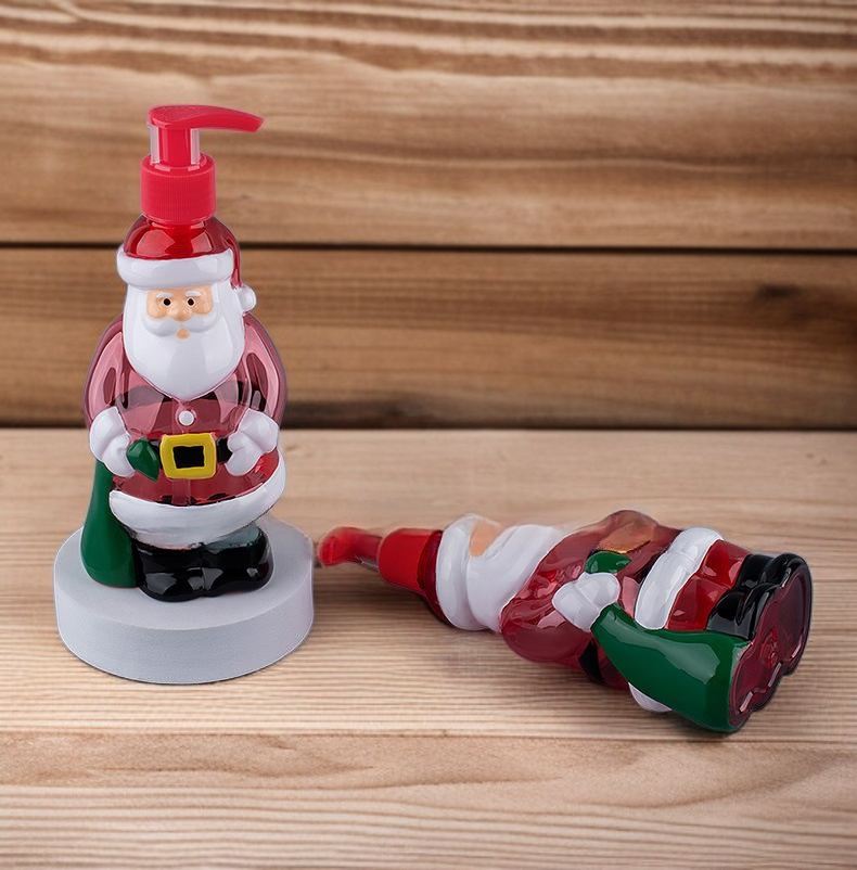 산타클로스 인형 병 선물용 포장 이미지