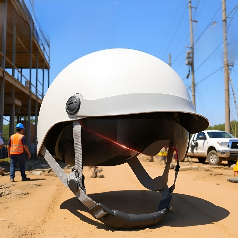 Vista lateral del casco transpirable para todas las estaciones