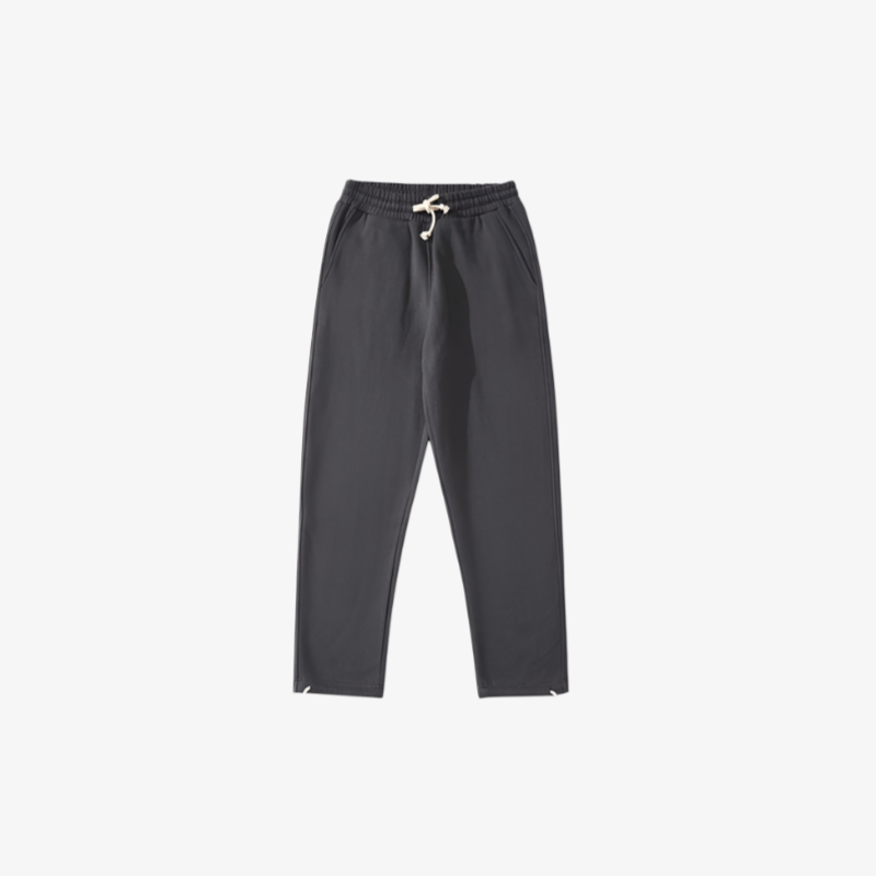 重厚360g裏起毛ストレートパンツ 男女兼用 ベーシック無地 厚手スポーツカジュアルロングパンツ