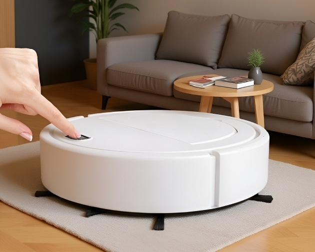 スマホアプリ連携の掃除機操作画面