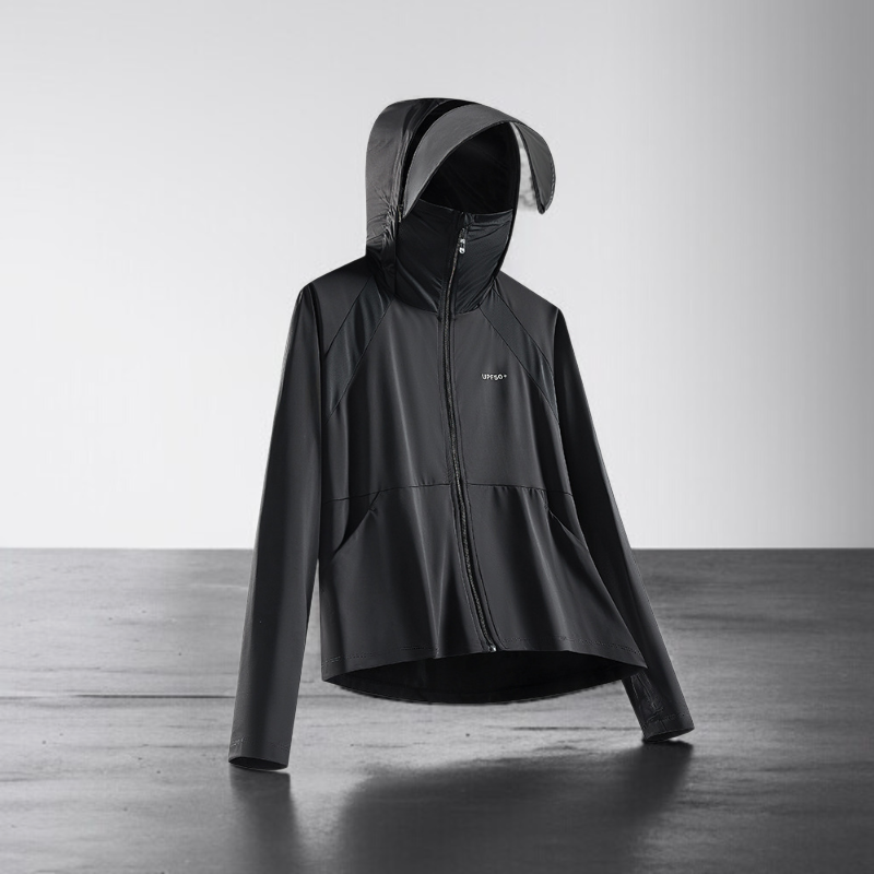 자외선 차단 아이스 래쉬가드 아웃도어 빅 챙 래쉬가드 여 블랙 고무 아웃도어 아이스 래쉬가드