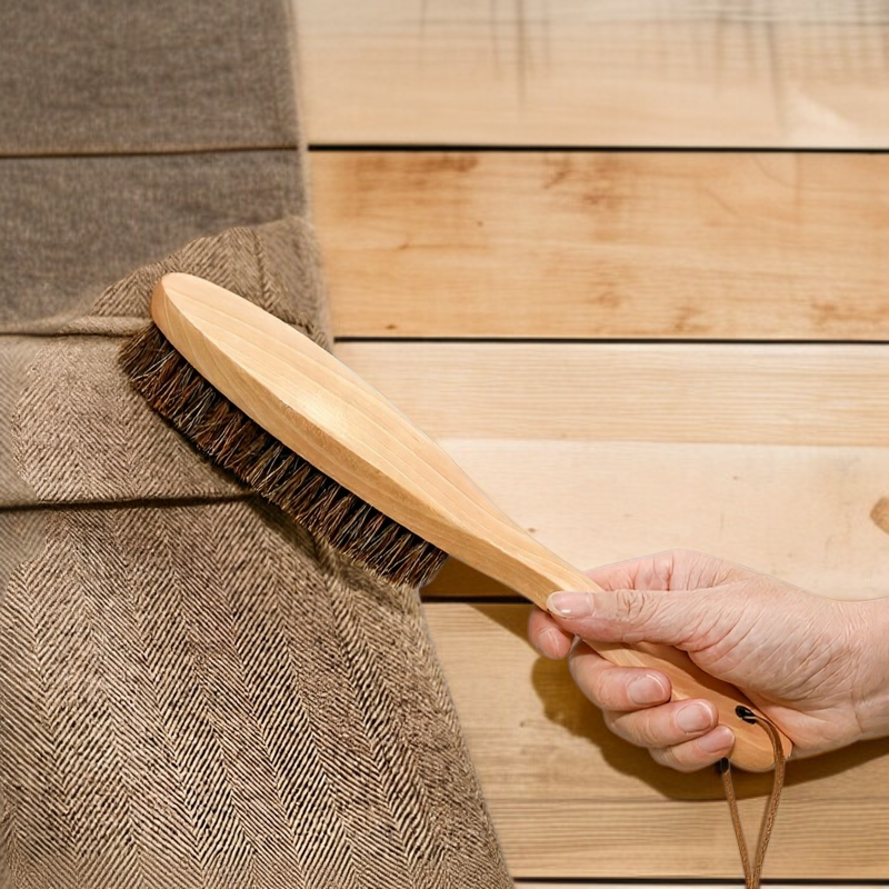 Artefacto de cepillo suave para ropa de lana, ideal para abrigos y suéteres, elimina el polvo