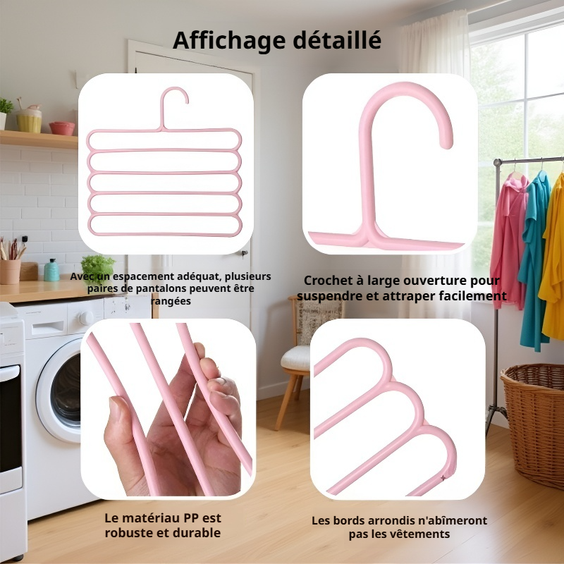 Séchoir à linge à cinq niveaux