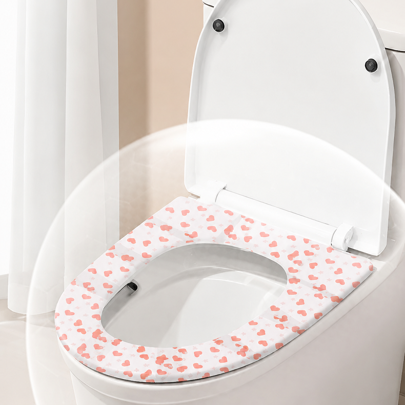 旅行用トイレシートカバー、防水防汚、個包装、ホテル・外出に適用