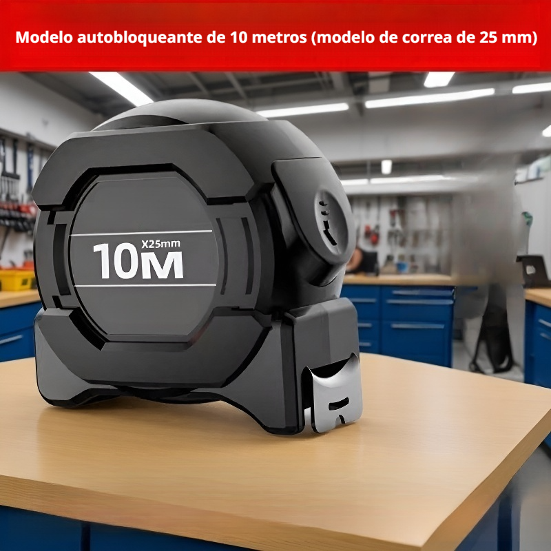 Cinta métrica de alta precisión, reforzada y a prueba de caídas