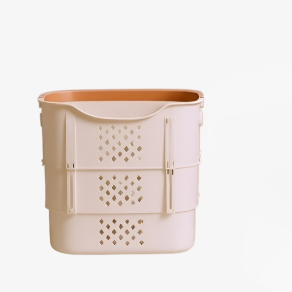 Grand panier de rangement multicouche pour vêtements