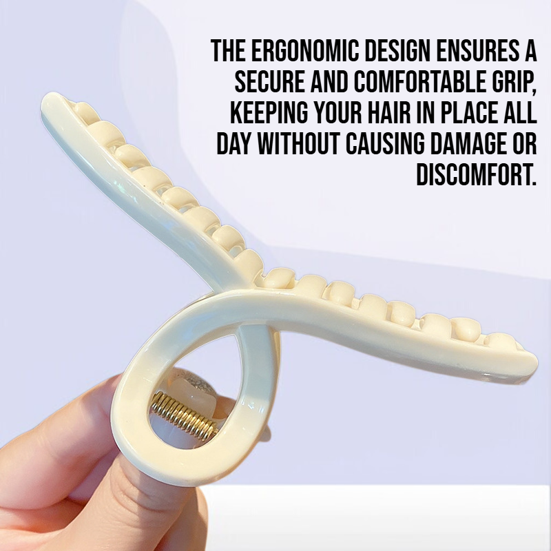 Elegant temperament frosted hair clip