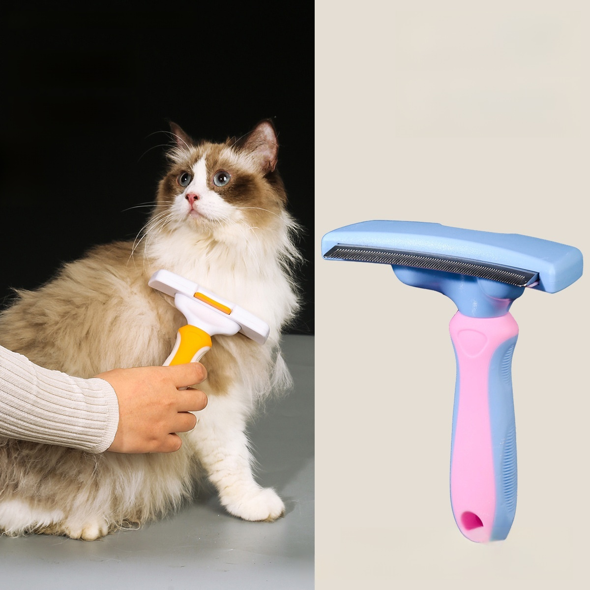 Hair removal tool for cats and dogs