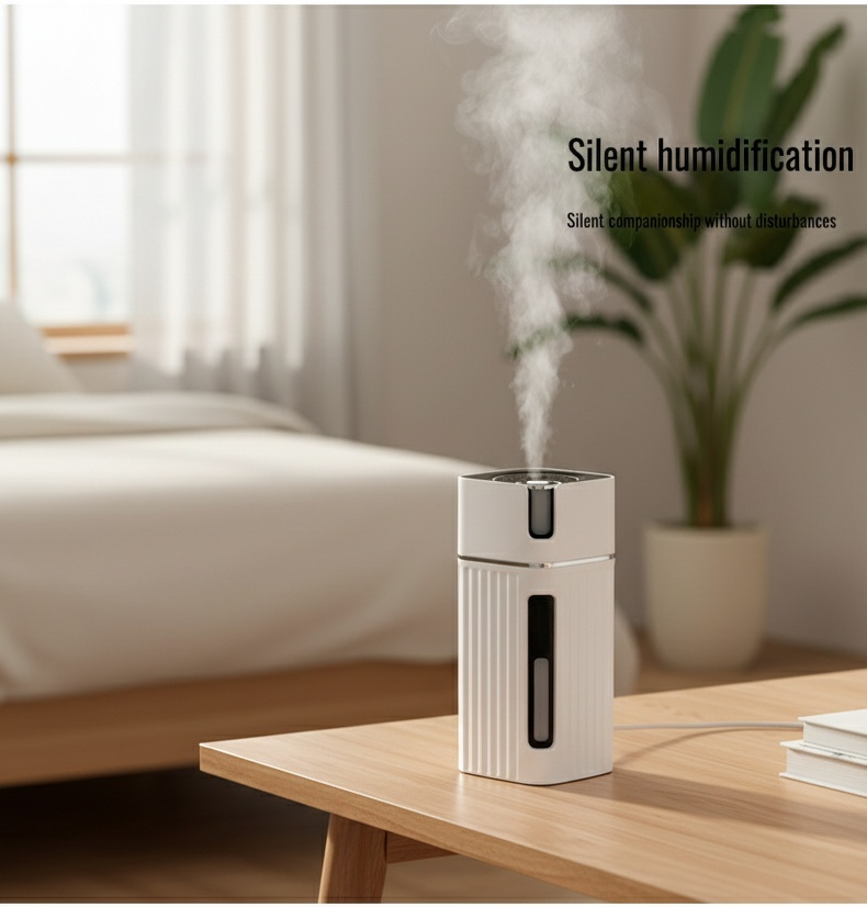 Mini humidifier emitting fine spray mist