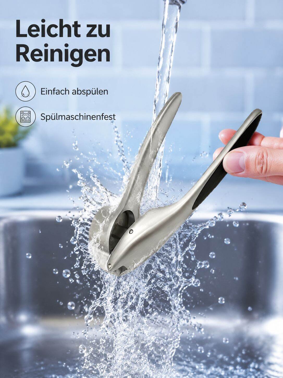 Verdickter manueller Knoblauchpresse, multifunktionaler Knoblauchzerkleinerer