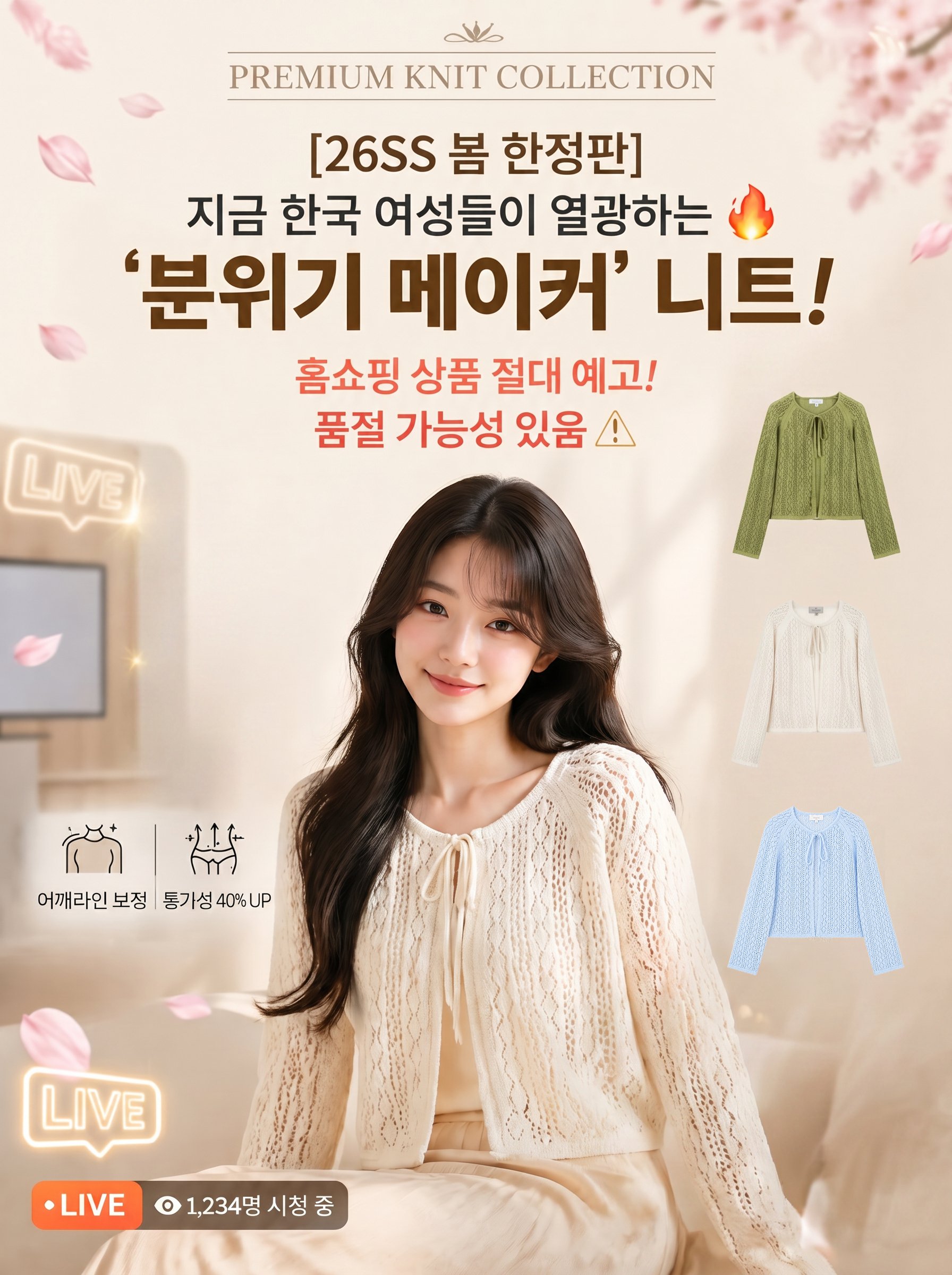 신상 니트 가디건