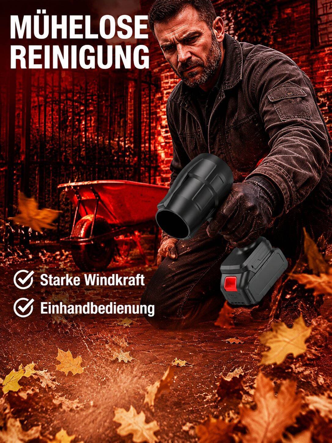 Handgehaltenes Turbinengebläse