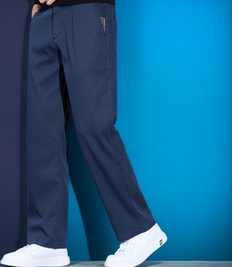 가을 신상 와이드 남성 팬츠 착용 샷