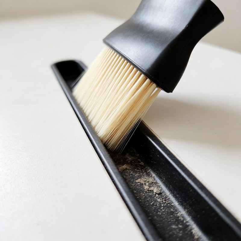 3-teiliges Bürstenset für die Fahrzeug-Innenreinigung