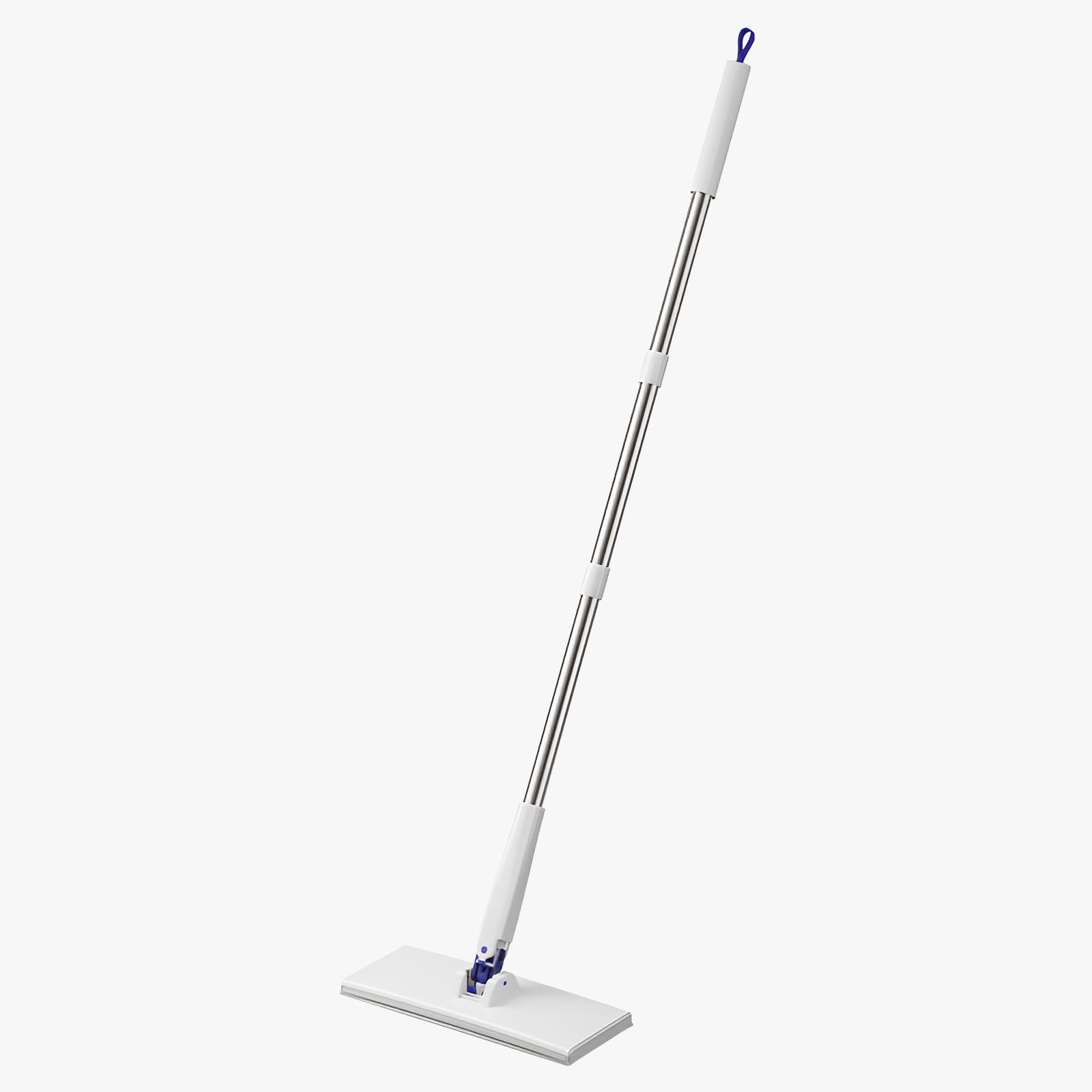 フロアワイパー 本体 1秒で着脱 ワンタッチモップ 2in1水切りワイパー 乾湿両用モップ 拭き掃除 雑巾ワイパー ベランダ 玄関 床 窓 フロア フローリング 掃除道具 使い捨てドライシート付き