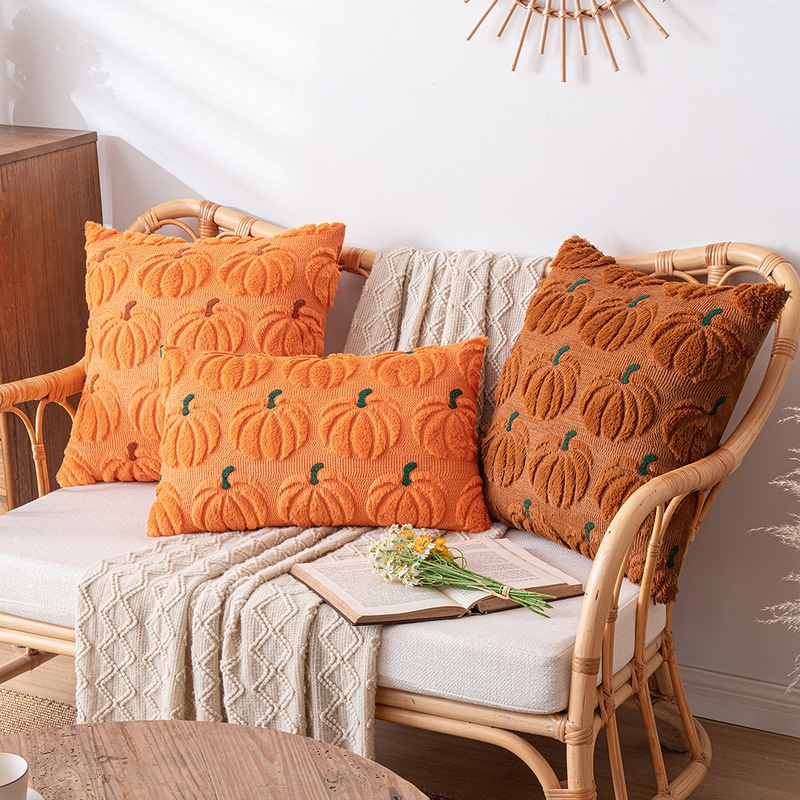 秋季南瓜裝飾抱枕套